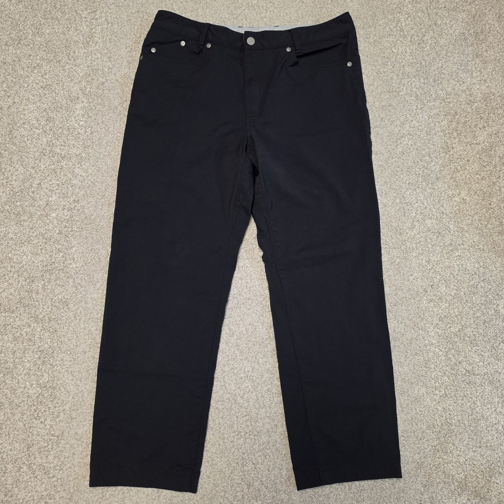 Outlier Slim Dungarees Schoeller Canvas Black Straight Pants Mens 35x27